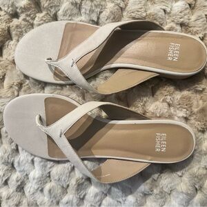 Eileen Fisher Women's Beige Sandals